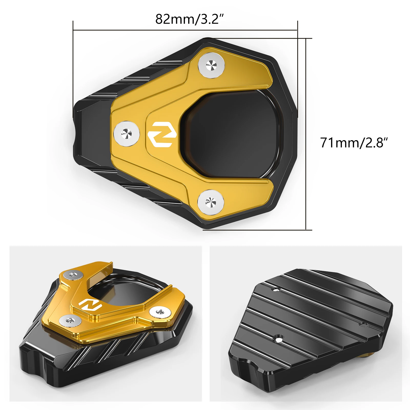 NiceCNC standar sepeda motor berdiri samping bantalan samping ekstensi untuk Suzuki DRZ400S 2000-2023 DRZ400SM 2005-2023 DRZ 400S 400SM