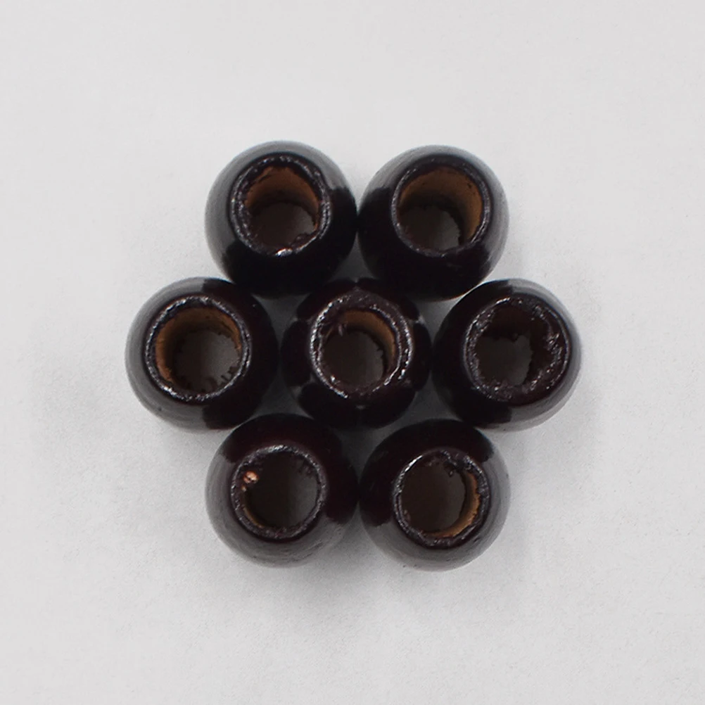 

50 Pcs Wooden Beads Diy Oval Scattered Craft Shaped Crafts Making for Jewelry Spacer Crafting