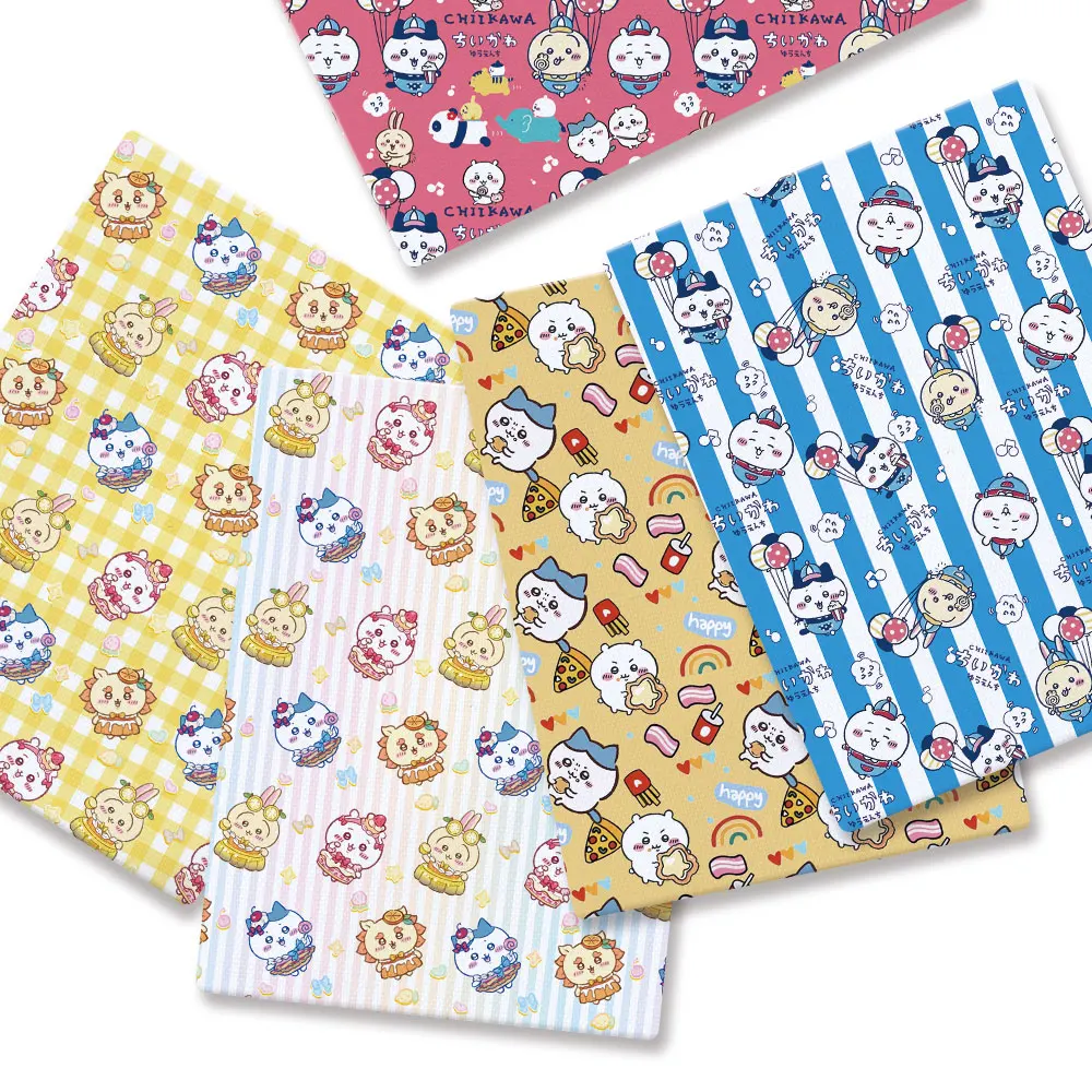 Polyester cotton Cartoon Fabric 140*50cm Handmade Sewing Patchwork Quilting Baby Dress Home Sheet Printed Fabric Sewing Kids