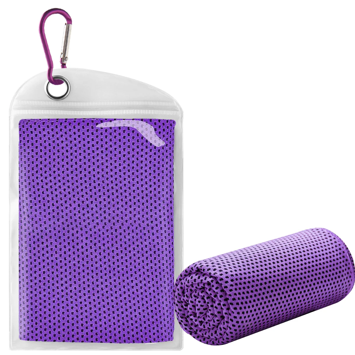 Koelende handdoek voor directe verkoeling. Ideaal voor bowling, fitness en yoga. Kan gebruikt worden als koelende nekband, hoofdband, bandana of sjaal. Blijf koel tijdens het reizen.