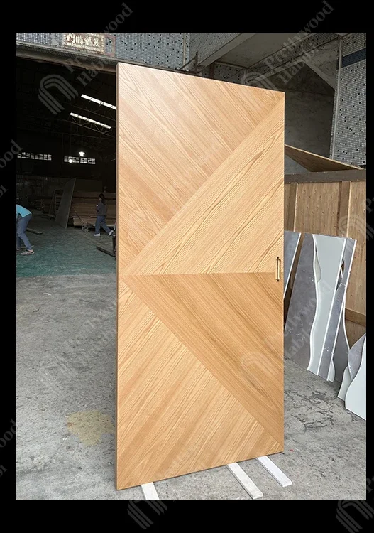 Sliding Barn Doors Pine Wooden Residential Modern Prettywood Foshan Interior Designs Solid Bedroom Door Painting Solid Wood