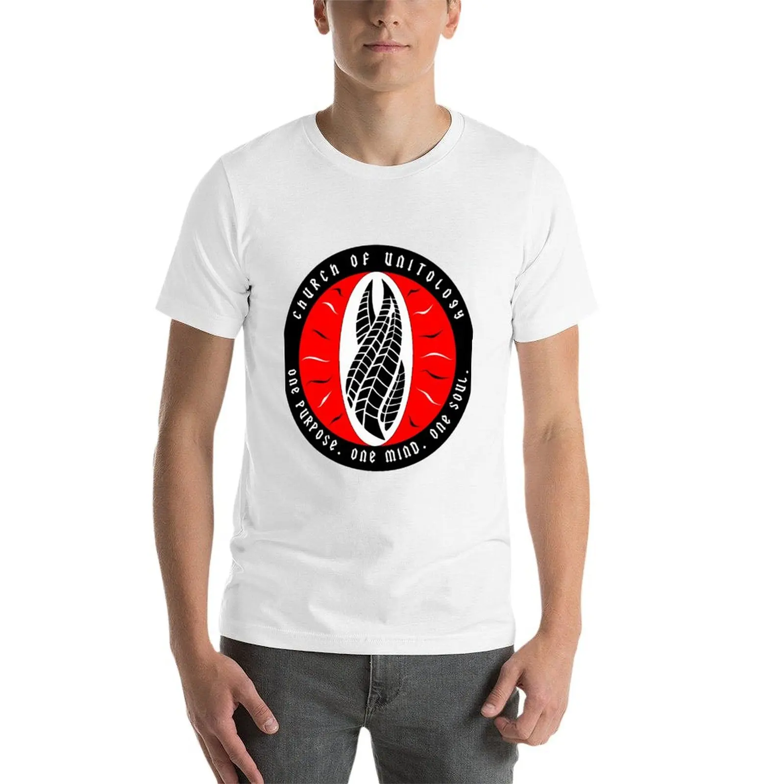 الفضاء الميت. تي شيرت Church of Unitology تي شيرت قطني أسود عادي للرجال حزمة رجل تي شيرت مصمم تي شيرت #3