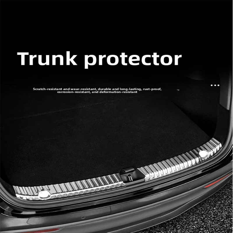 Carbon Fiber Trunk Corner Sill Plate Front Frunk Guard Protector For Tesla Model Y Anti‑Wear Interior Accessories