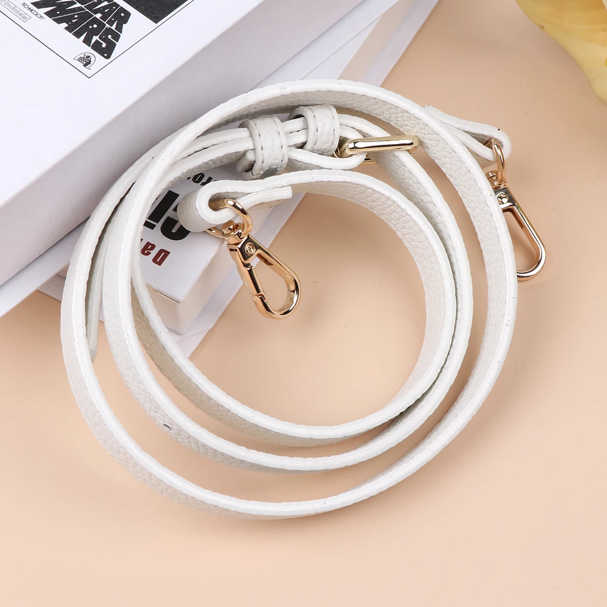 

Long Adjustable PU Shoulder Strap for Bags Sling Crossbody Gym Travel Briefcase Comfortable Replacement Accessories