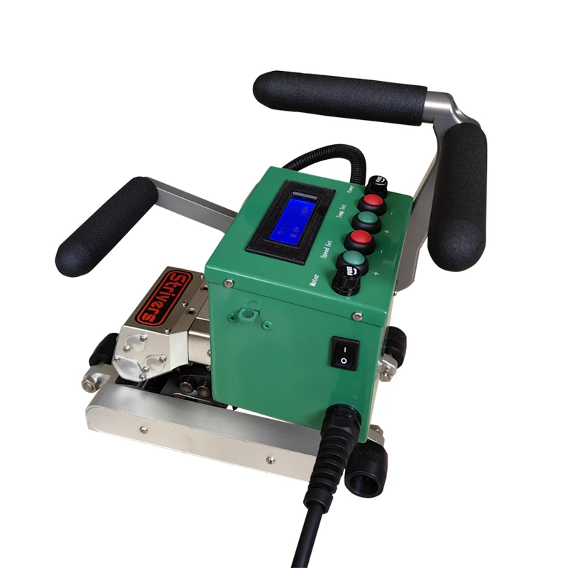(ST-1400) Plastic Geomembrane Welding Machine HDPE Hot Wedge Liner Welder 1400W