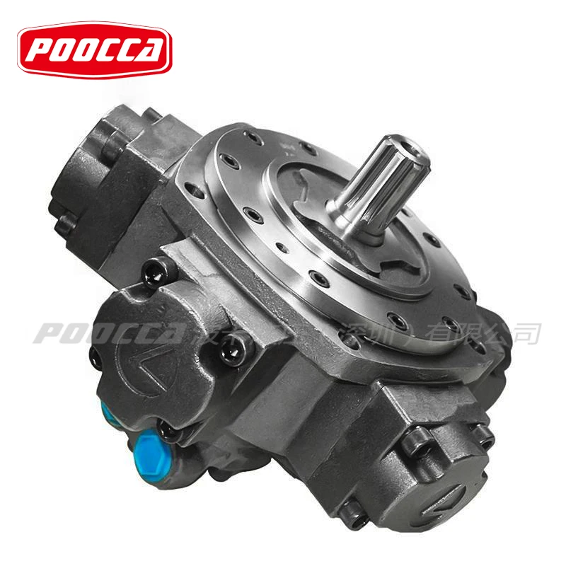 NHM8-serie NHM8-700 NHM8-1000 Intermot Vijfsterren radiale zuiger hydraulische motor met hoog koppel voor spuitgietmachine