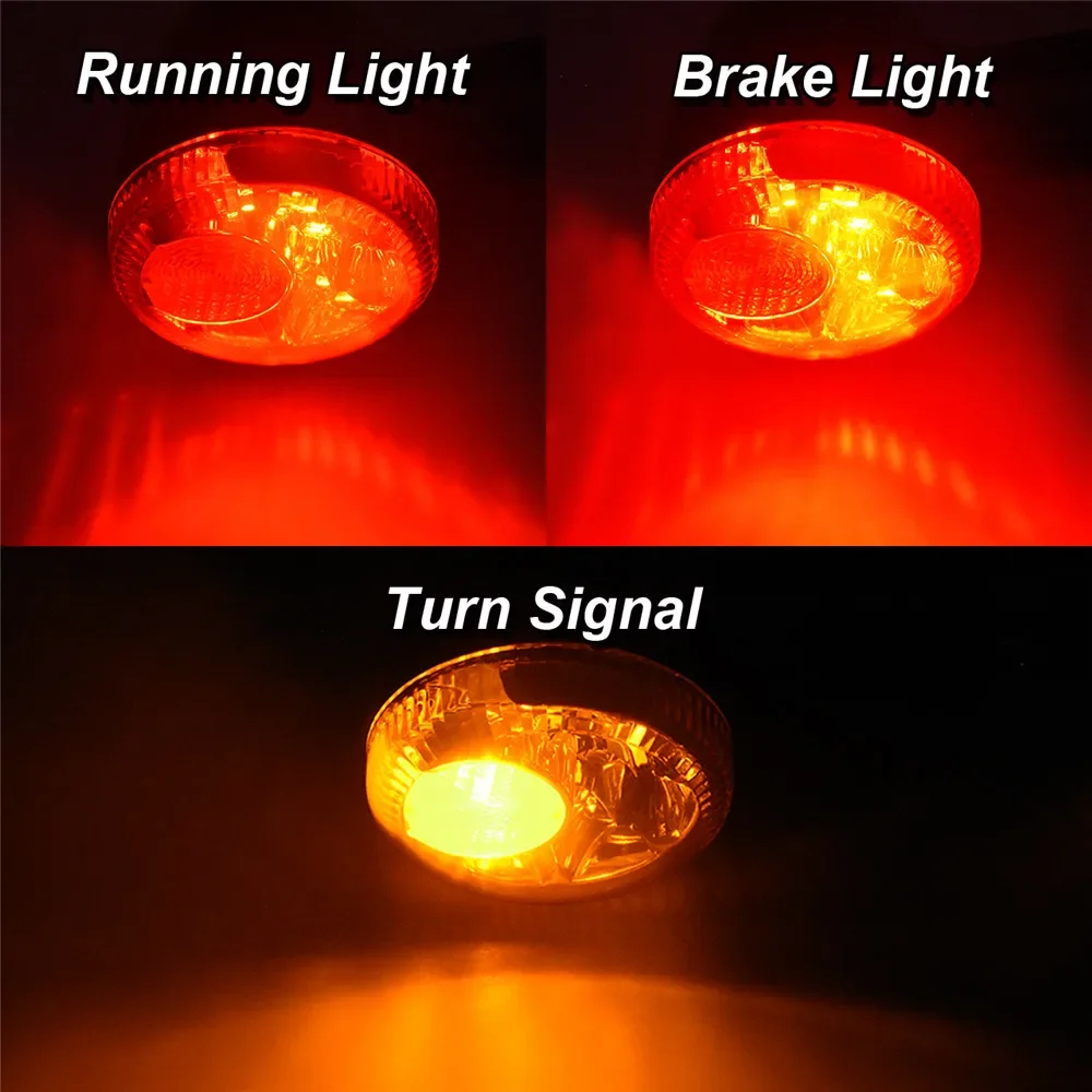 Motocicleta Traseira LED Turn Signals Indicadores, Luzes de Freio, Harley Sportster 883 Ferro XL1200, Quarenta e Oito, 1992-2021, 2022