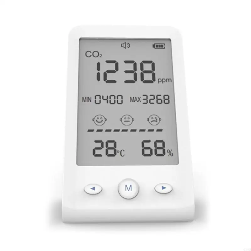 Q39B Carbon Dioxide CO2 Detector with Min Display Temp Humidity