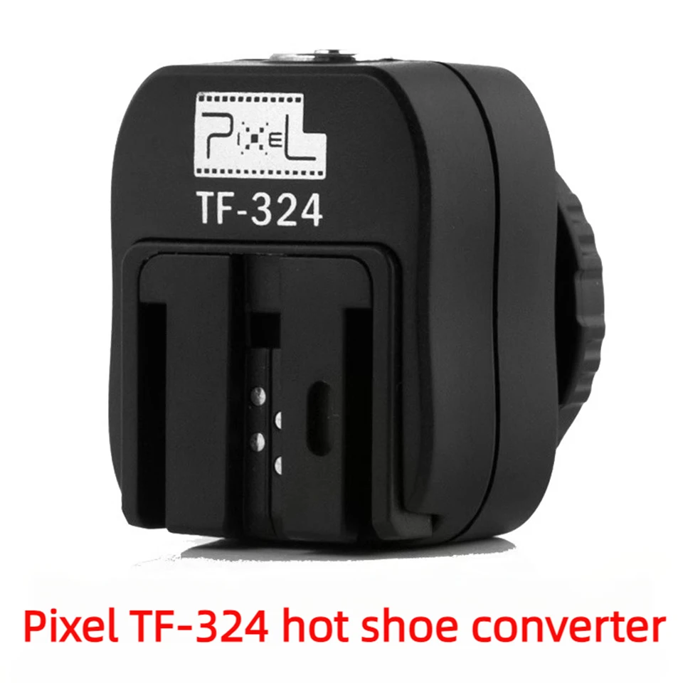 TF-324 hot shoe converter suitable transfer adapter for Canon Nikon Pentax Panasonic Samsung SLR cameras to Sony A-series flash