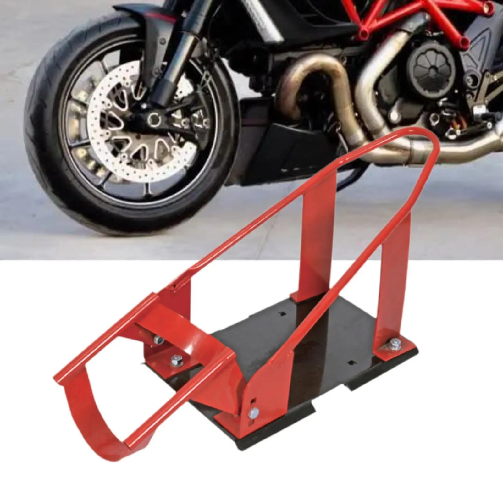 Generic Motorcycle Stand Steel Replace for Professional Repair Work