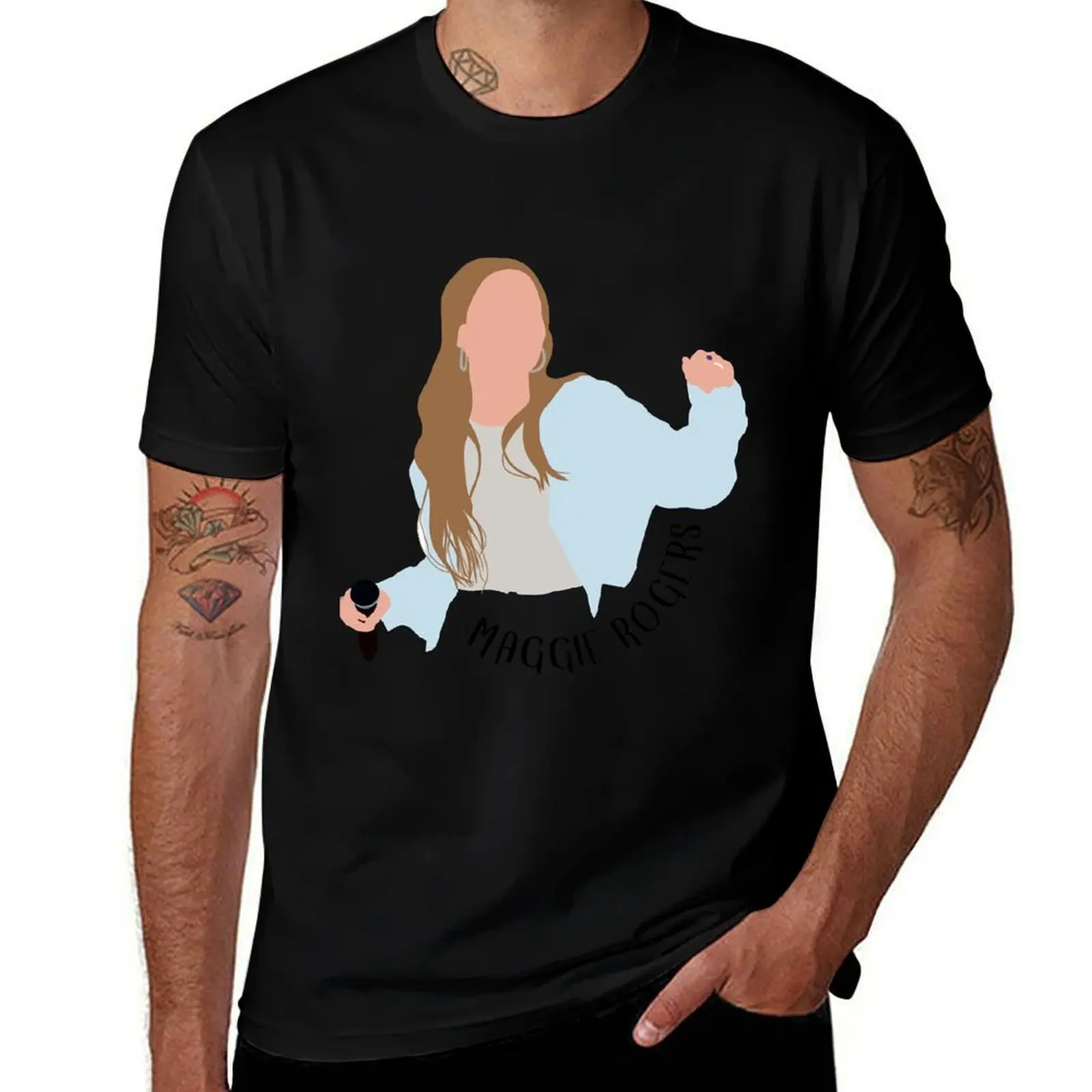 Gift Idea Female Maggie Singer Rogers Songwriter Funny Graphic Gifts T-Shirt Summer Festival T-Shirt