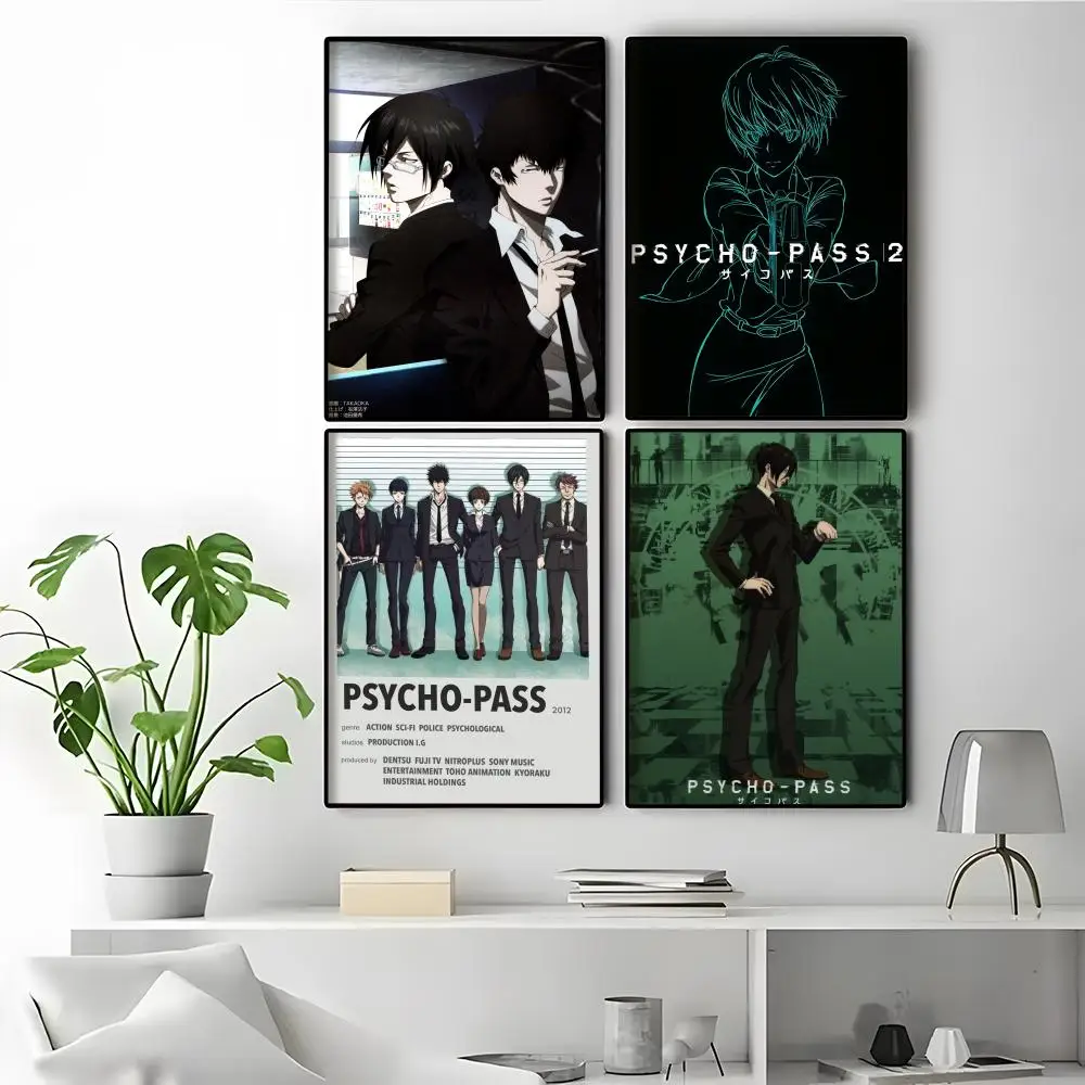 Animation P-Psycho-Pass Desk Setup Accessories PVC Modern Wall Sticker Poster