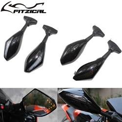 1 Pair Motorcycle Racing Rearview Mirrors With LED Turn Signal Light For Suzuki GSX250R GSXR125 GSXR150 GSXR600/750 GSX1300R