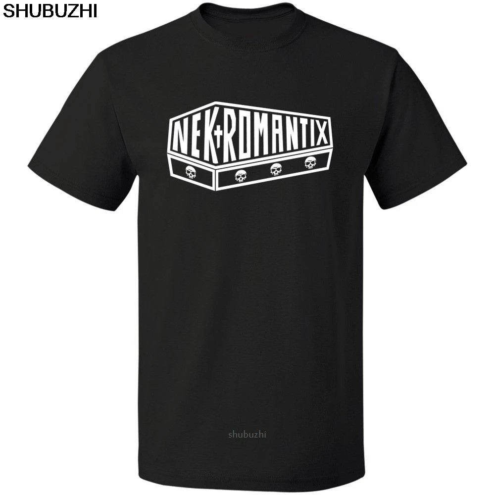 Size  Printed Round Men T Shirt Cheap Price Top Tee Punk Tops sbz8225 Nekromantix Logo Retrno Vintage T-shirt