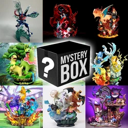 PVC Pokémon Anime Figure Toys, Vulpix Scenes Versão Estatueta, Bonecas de Coleção Modelo, Caixa Surpresa, Caixa Misteriosa, Presente para Crianças