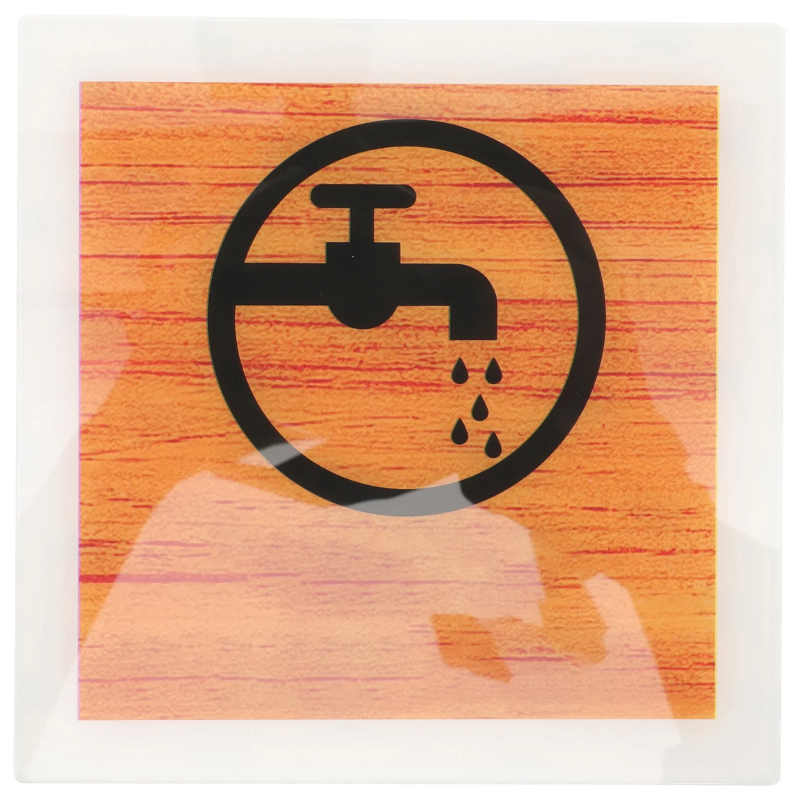 

Water Saving Caution Wall Home Office Decor Bathroom Safety Traffic Sign Caution Sign For Room Indoor Outdoor Use