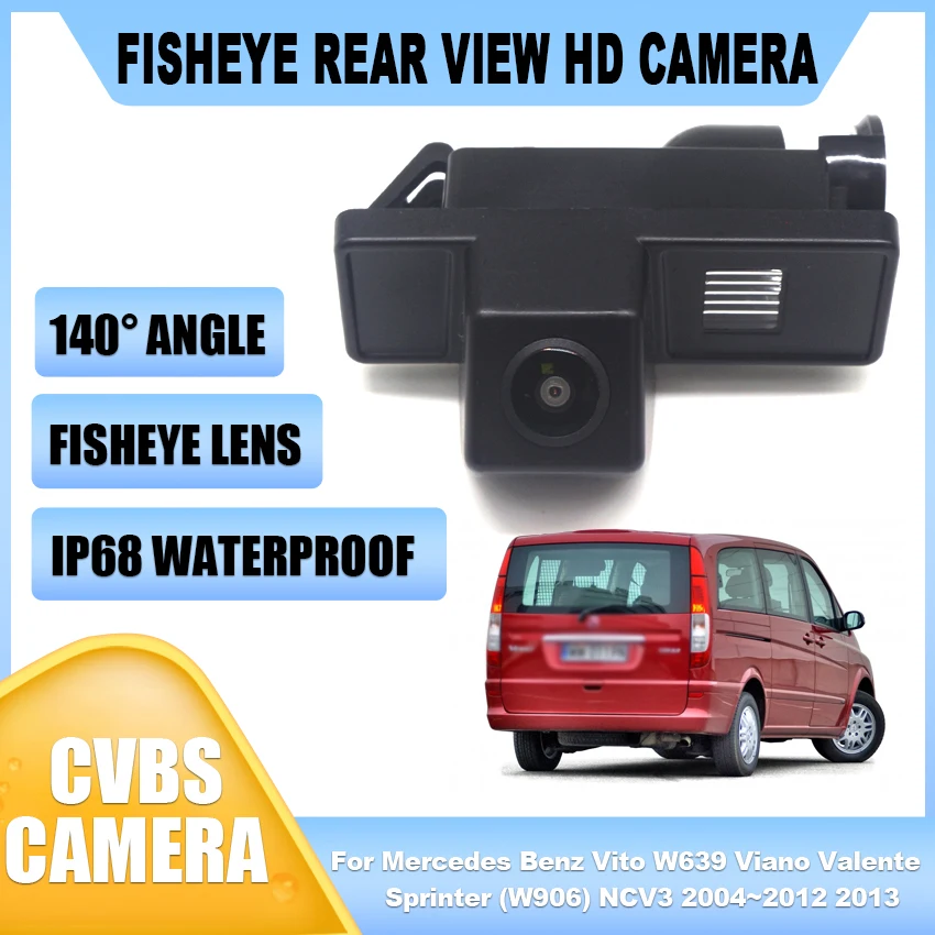 

HD Night Vision For Mercedes Benz Vito W639 2003 ~ 2019 Vehicle Rear View Reverse Camera Waterproof High Quality RCA