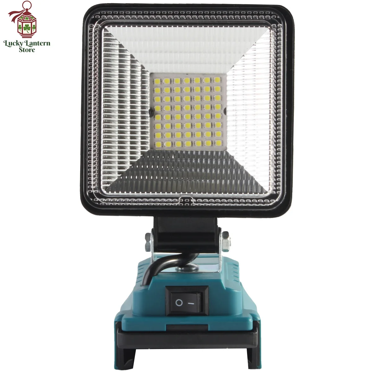 LMCNONE Floodlight With Charging Ports 160°Adjustable Emergency Camping Lamp USB Type-C For Makita/Dewalt/Milwaukee LED Light