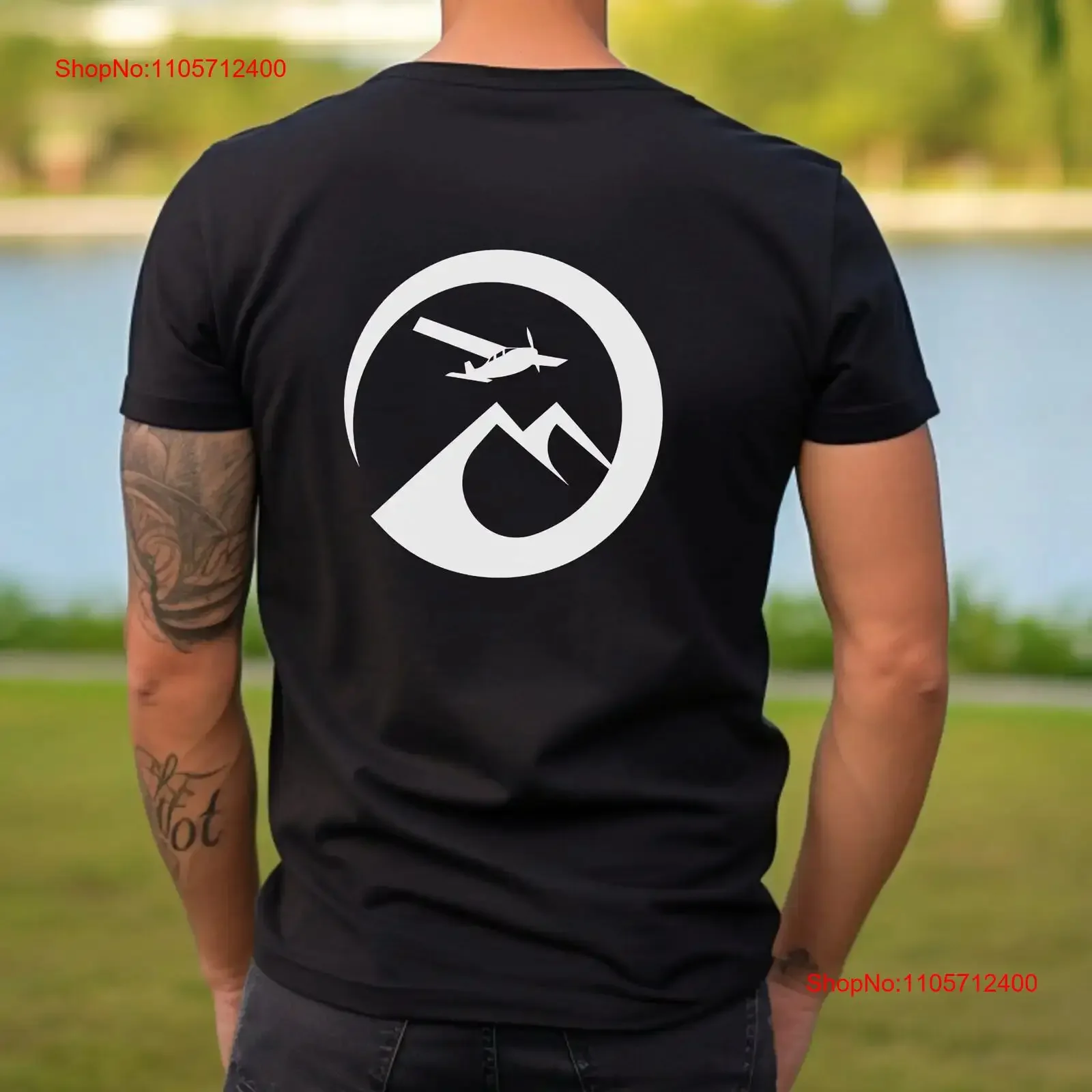 Mountain Flying Airplane T Shirt Modern PiloT Aviation Enthusiast High Wing vintage Washed designer clothes Stretched