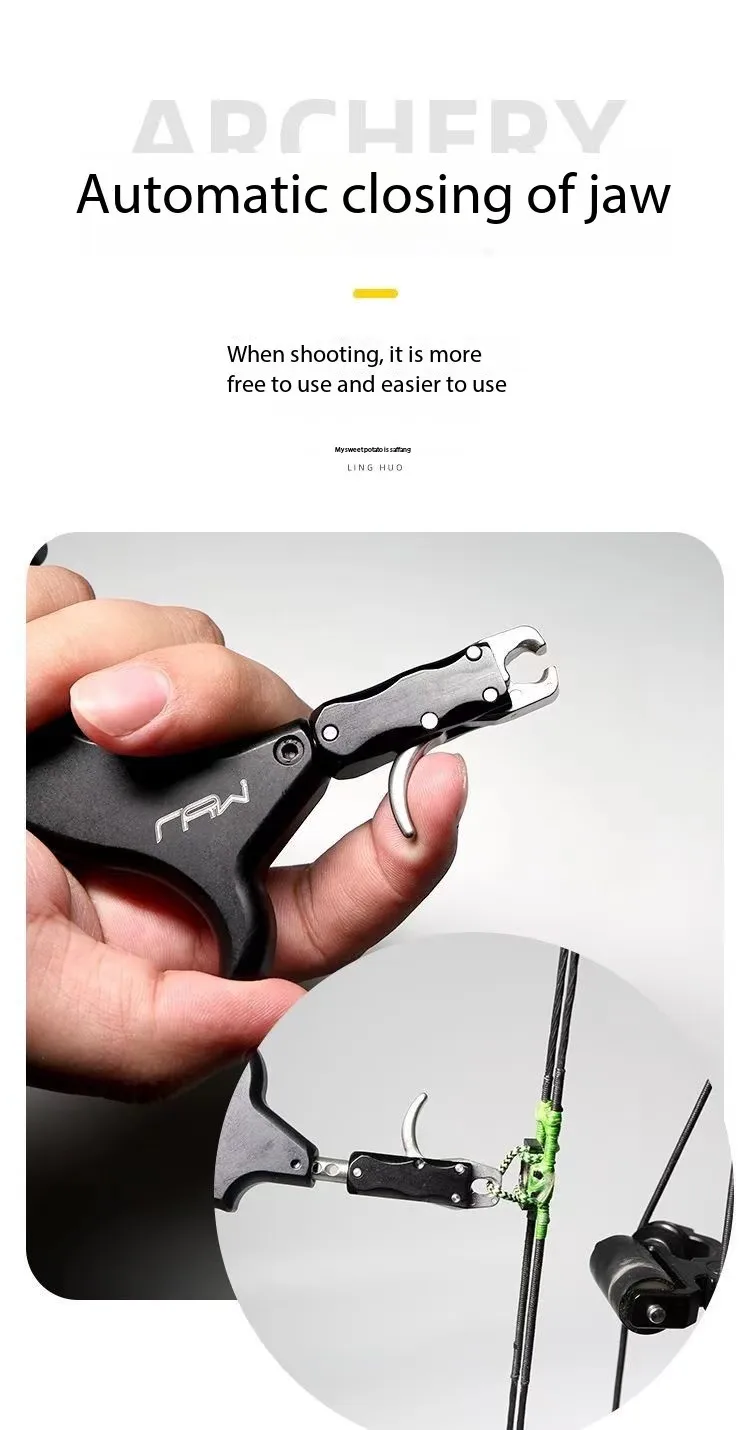 قوس مركب جديد بأربعة أصابع، جهاز قبضة وتحرير، نوع المشبك، متخصص في المنافسة التنافسية، الاستخدام العالمي #4