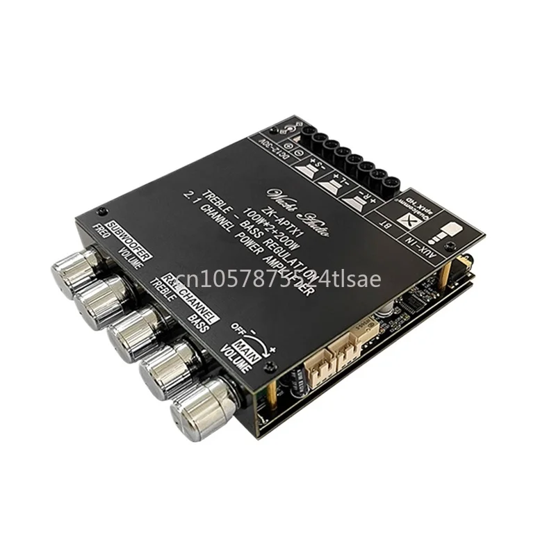 ZK-APTX1 Qualcomm Bluetooth Digital Amplifier Board 2.1 Channel 100wx2 200W Subwoofer