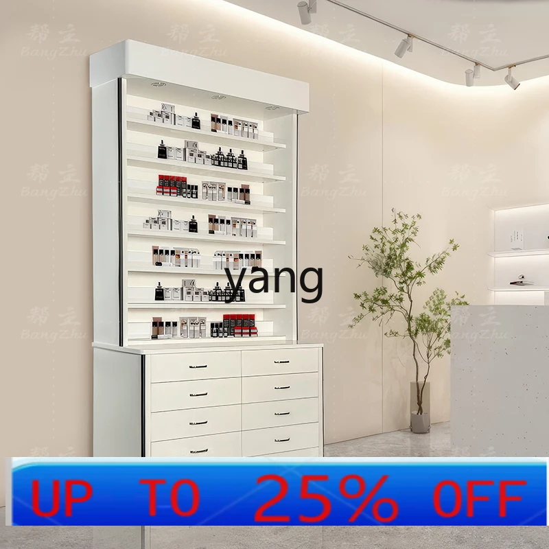 

LTT Nail Art Cosmetics Display Cabinet Beauty Salon Products Paint Cabinet Nail Polish Display Cabinet