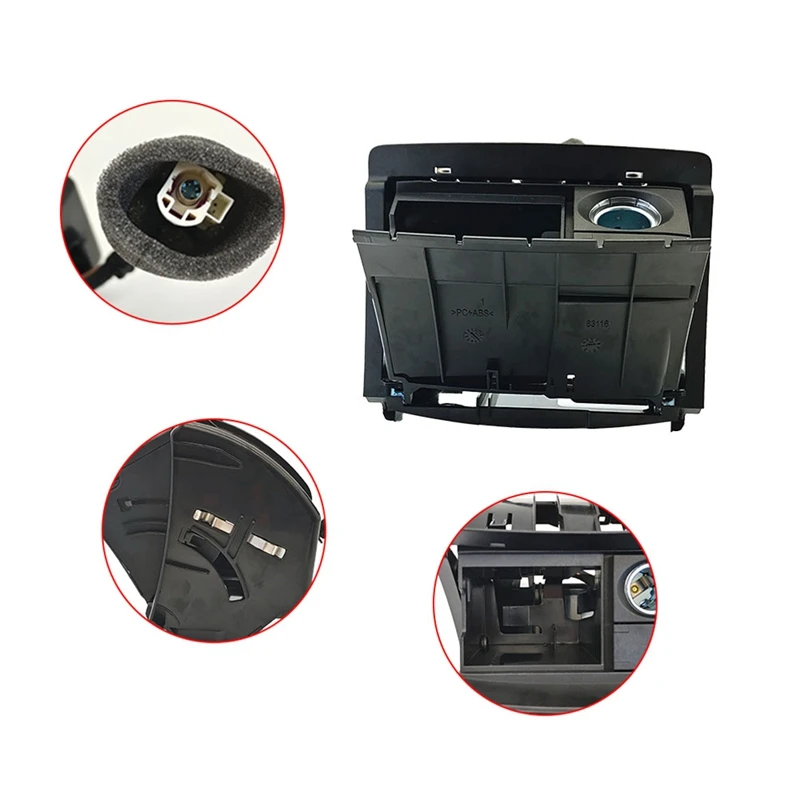 

Для Mercedes-Benz E-Class W213 2016-2020 задний подлокотник коробка прикуриватель сиденье 2136808204 аксессуары