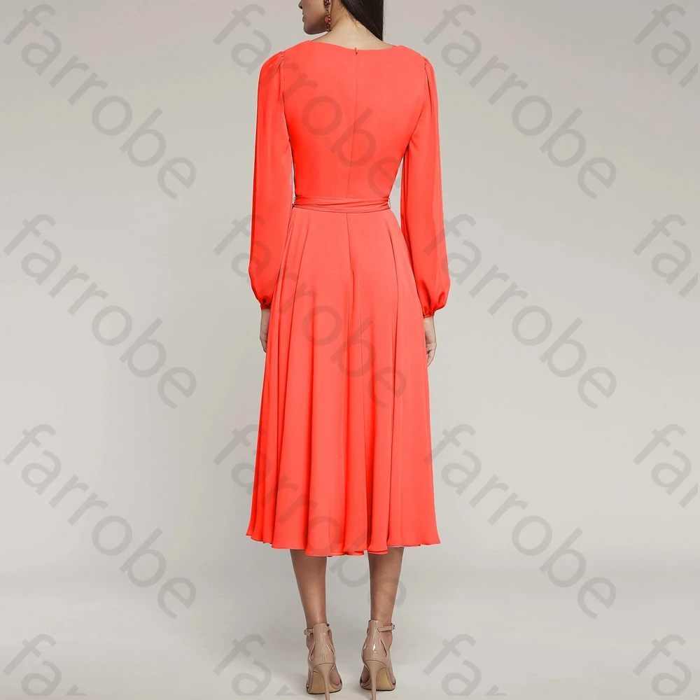 Maßgeschneidertes, elegantes, langärmliges Kleid, A-Linie, Abendkleider, formell, exquisiter Anlass, hochwertige Abschlussball-Party-Kleider für Frauen