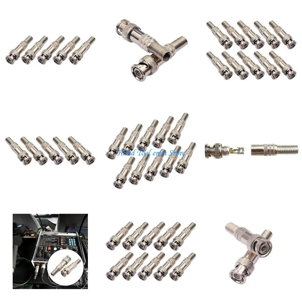 

H37F Weatherproof BNCQ9 Video Connectors With Coppered Cores For Outdoor Monitoring