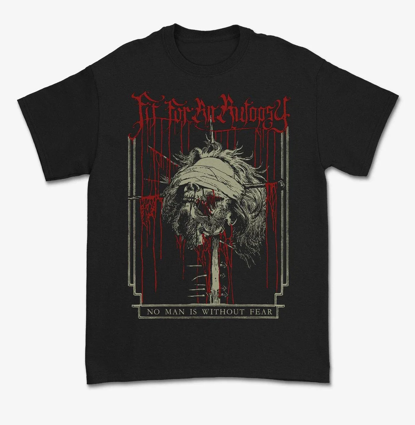 Autopsy Fit For An Autopsy No Man Is Without Fear T Shirt S-5XL No Import ee