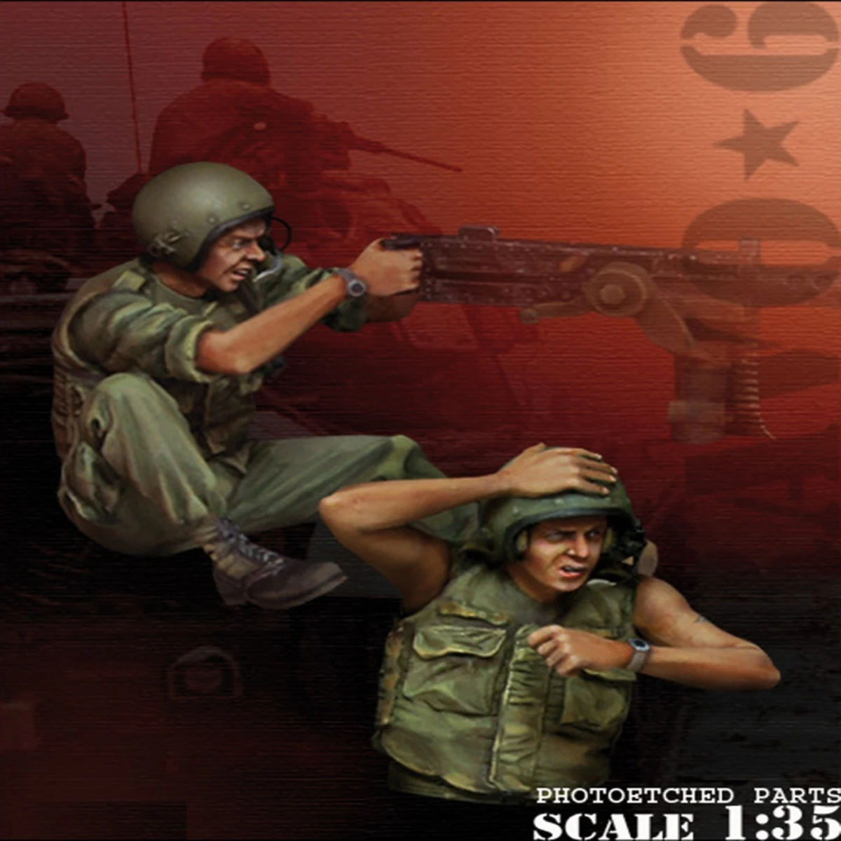 

1/35 resin soldier model GK - Vietnam War - US Army - unassembled and unpainted DIY kit 793