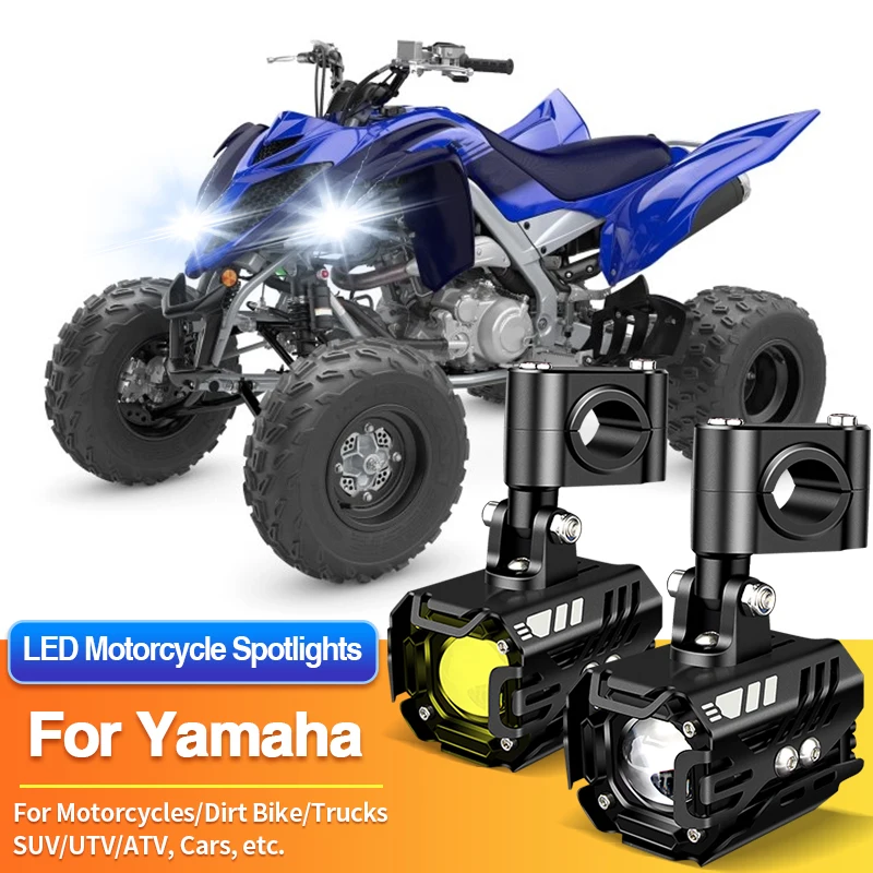 

1/2PCS LED Universal Motorcycles Headlight Fog Light UTV ATV for Yamaha SX Venom/Sidewinder/SnoScoot/Super Tenere/TTR50E/TTR110E