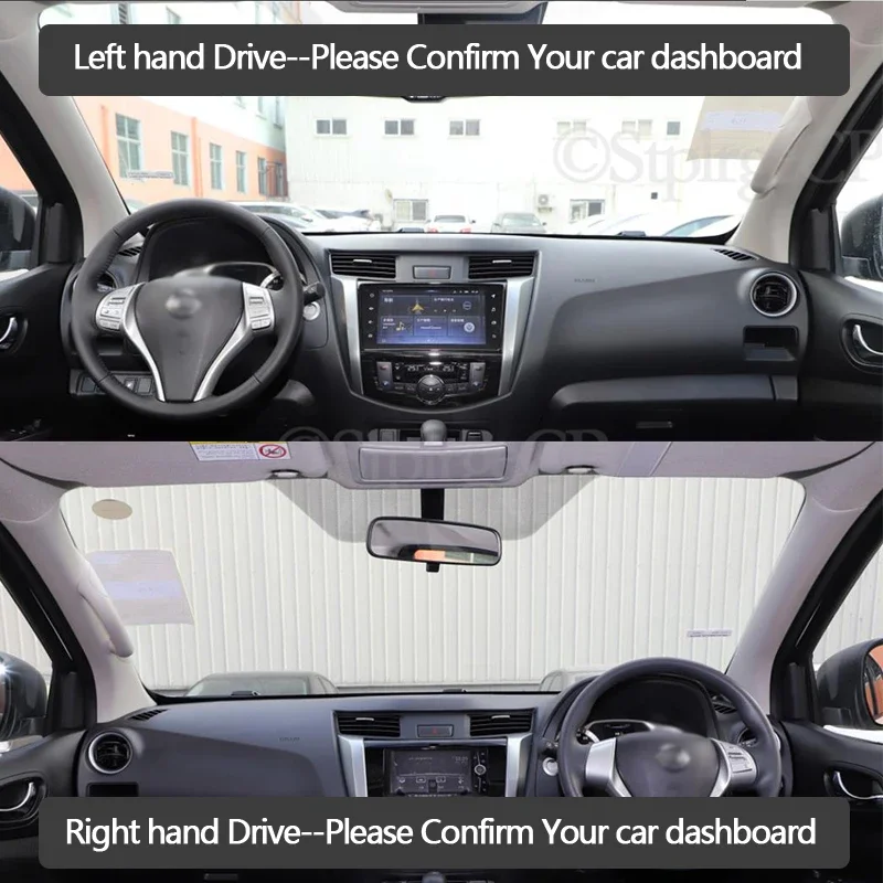 Sunshade Dashmat Protect Anti-UV Carpet Dash Car Accessories for Nissan Terra 2018 2019 2020 Anti-Slip Mat Dashboard Cover Pad view 3