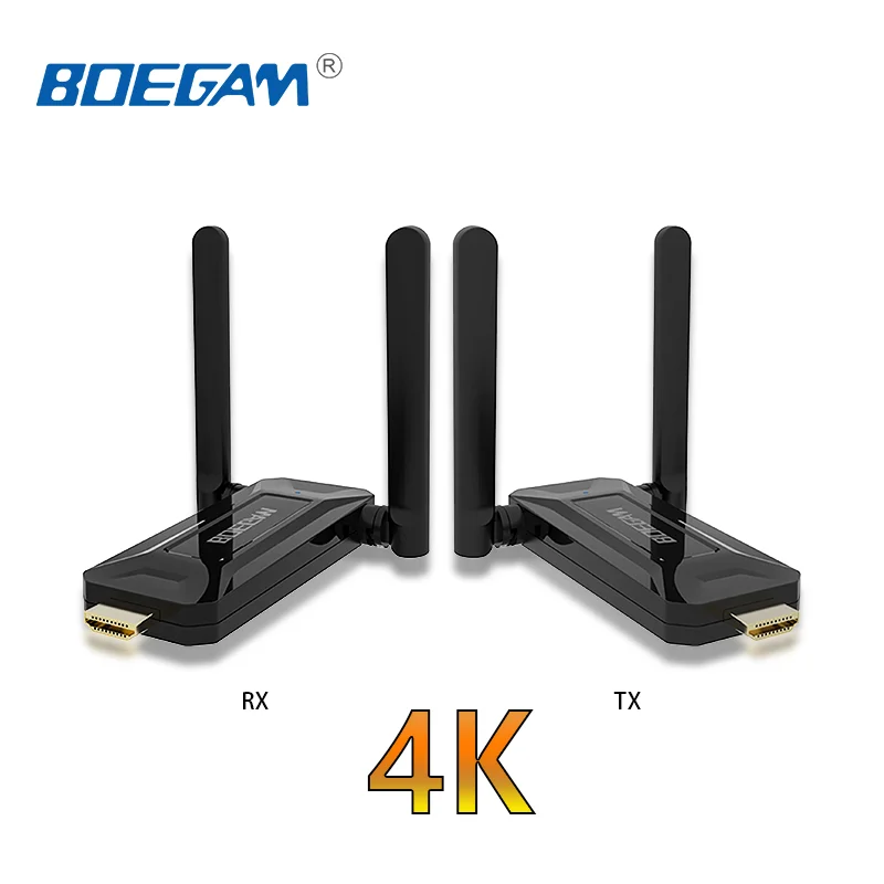 

4K Wireless Presentation System with Plug and Play Transmitter and Receiver for Conference and Education