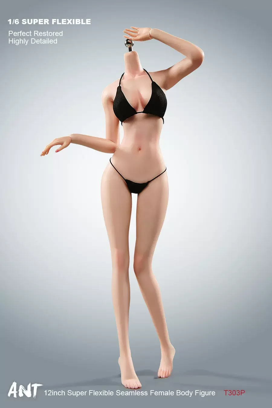 In Voorraad 1/6 Schaal Super Flexibele Vrouwelijke Naadloze Lichaam T302/303/305/306/AB001/T307 voor 12 ''Soldaat Action Figure Poppen Decor