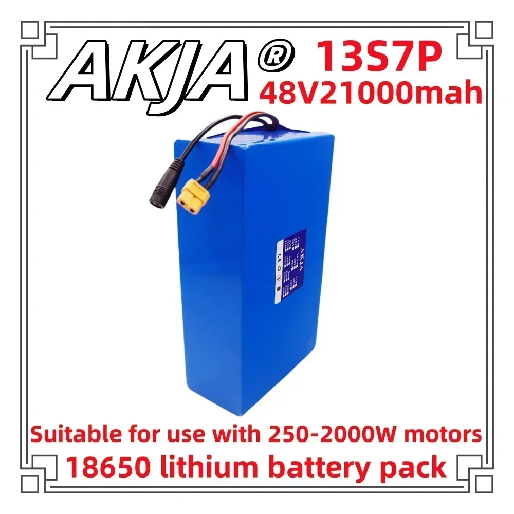 Air fast transportation48V21ah New Full Capacity Power 18650 Lithium Battery  Lithium Battery Pack 13S7P Suitable for 250-2000W