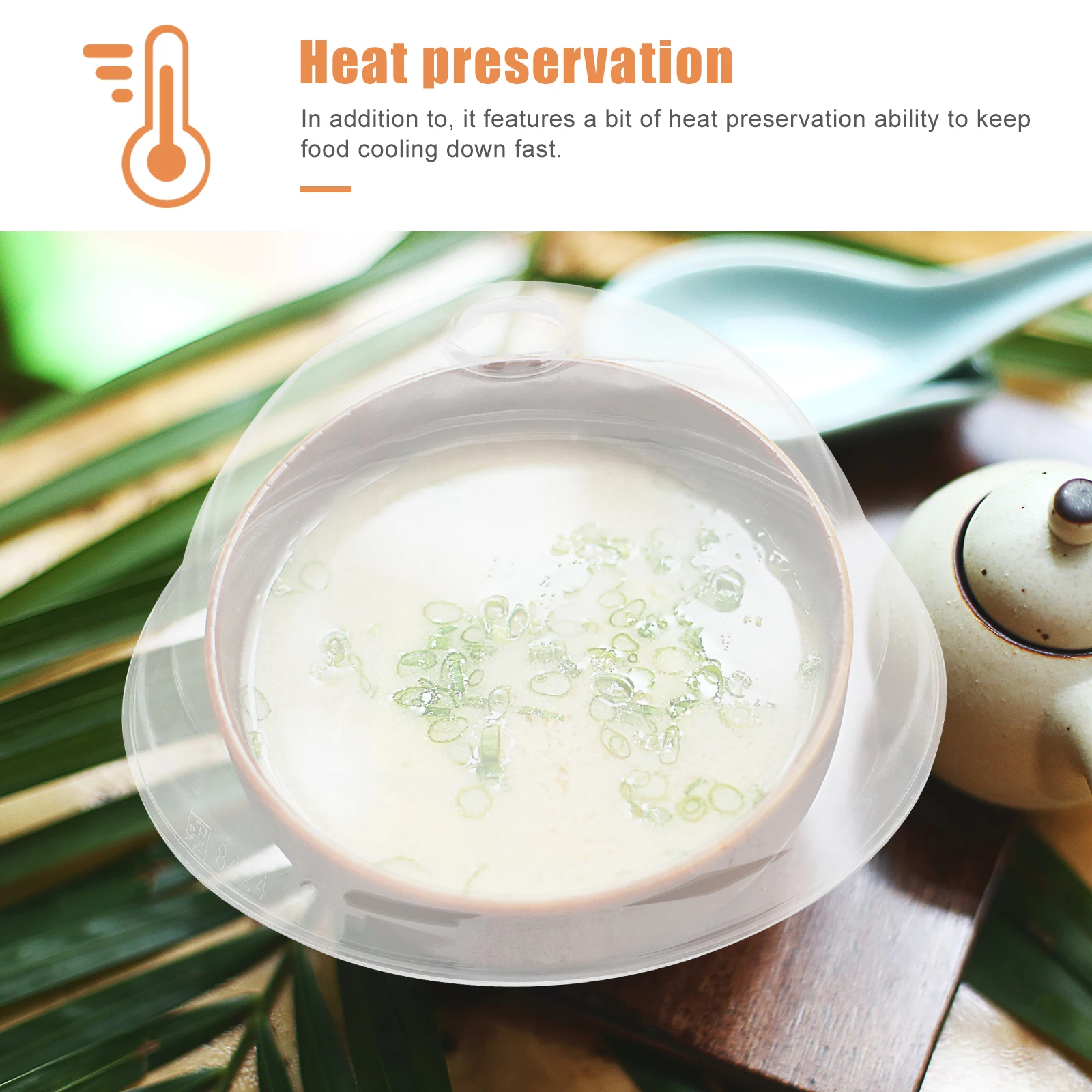 

1Pcs Round Food Lid Heat Retention Dustproof for Multiple Occasions Home Hotel Pc Food Cover - Meal Cover