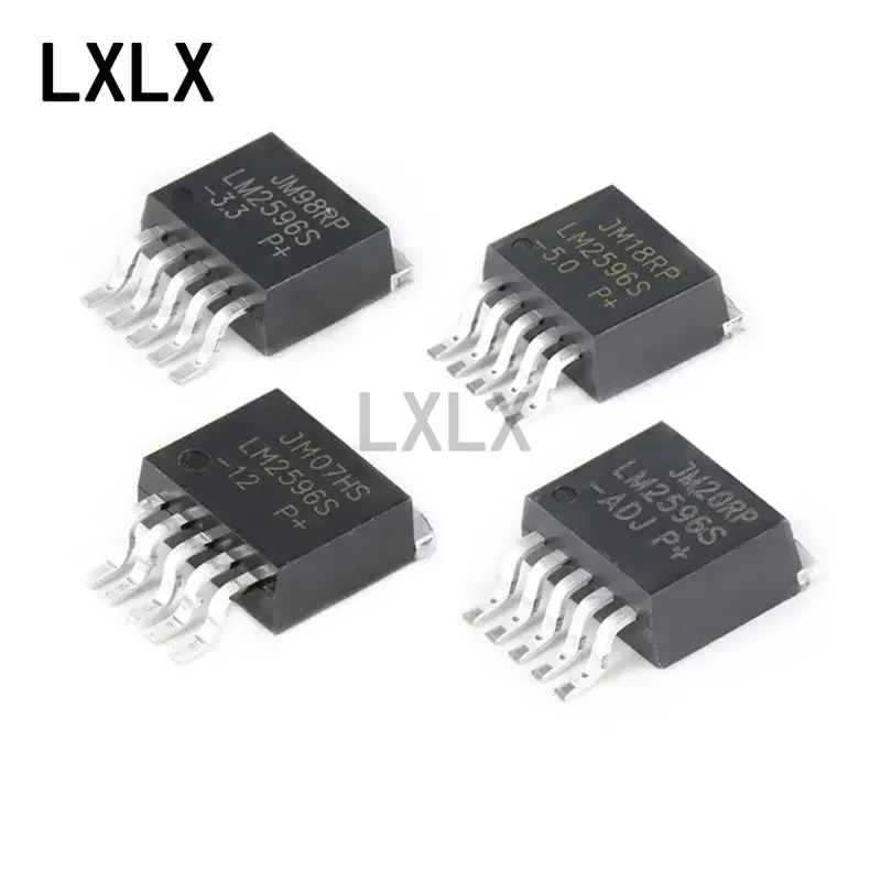 10-50PCS LM2596S-5.0 LM2596S-ADJ LM2596S-3.3 LM2596S-12 LM2596S LM2596 2596 TO-263 2596S Régulateur Buck ICs