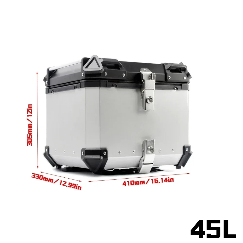 38L aluminium waterdichte motorfietszadeltas - zijbagagebox opslag reiskoffer koffer gereedschapskist geschikt voor VOGE 900DSX - afbeelding 1
