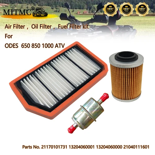 Filtro de aire, filtro de aceite, Kit de filtro de combustible para ODES 650 800 1000 ATV 21170101731 13204060001 13204060000 21040111601