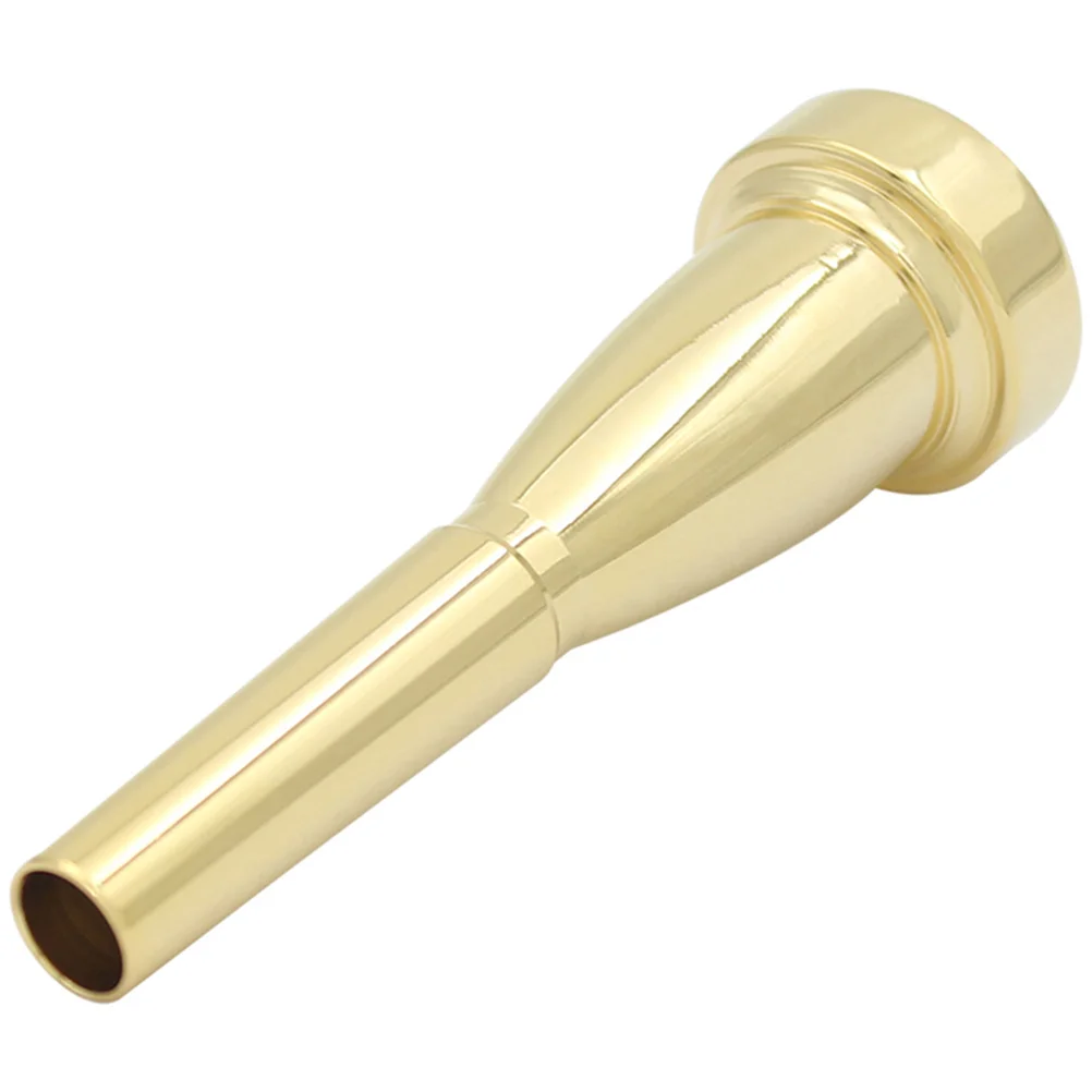 

Trumpet Mouthpiece Polished Metal Compact Size Instrument Parts and Accessories