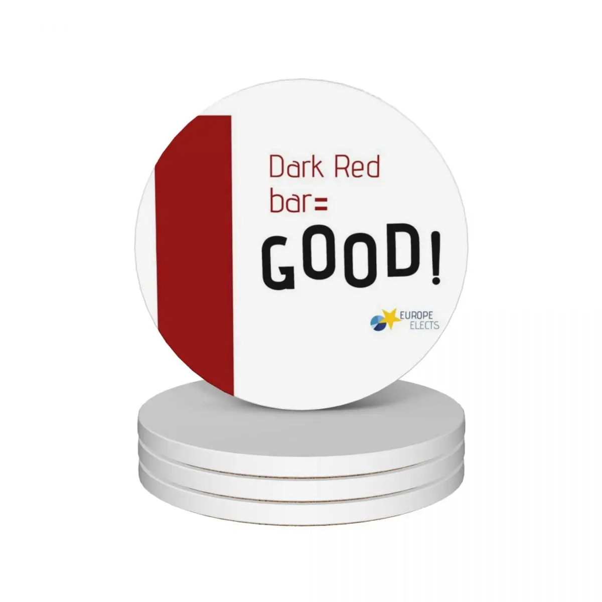 

Dark Red bar GOOD! Ceramic Coasters (Set of 4) table decoration and accessories custom ceramic set Coasters