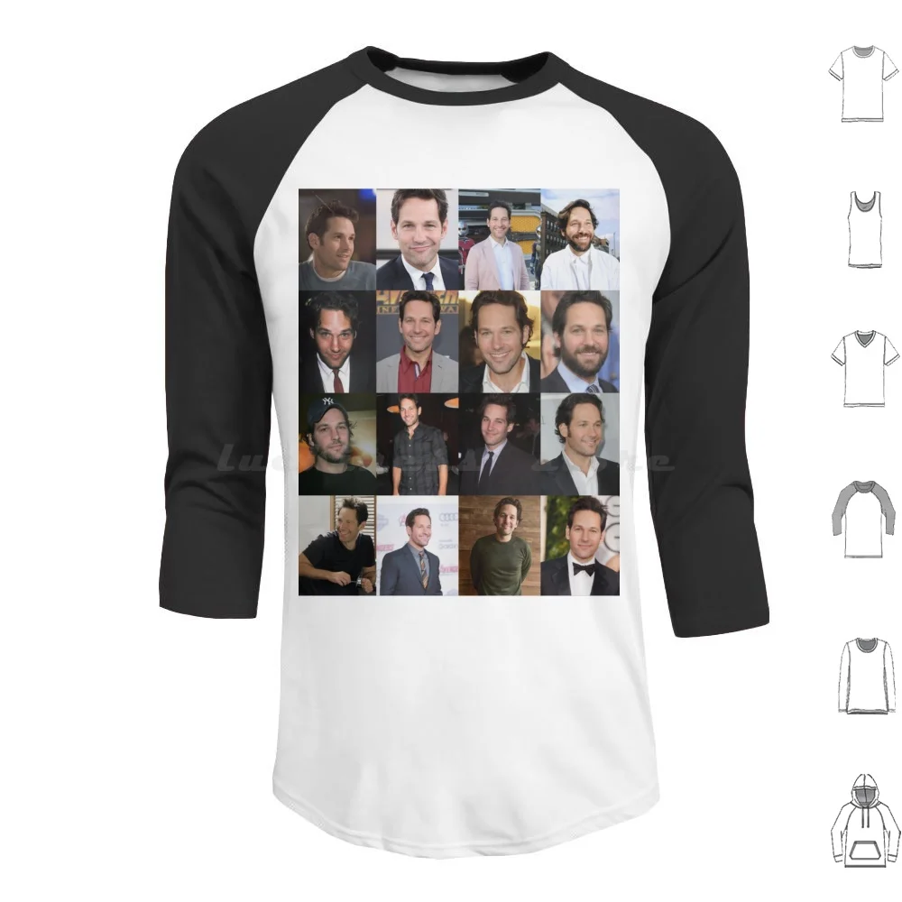 Paul Rudd Hoodie cotton Long Sleeve Paul Rudd Paul Rudd Collage