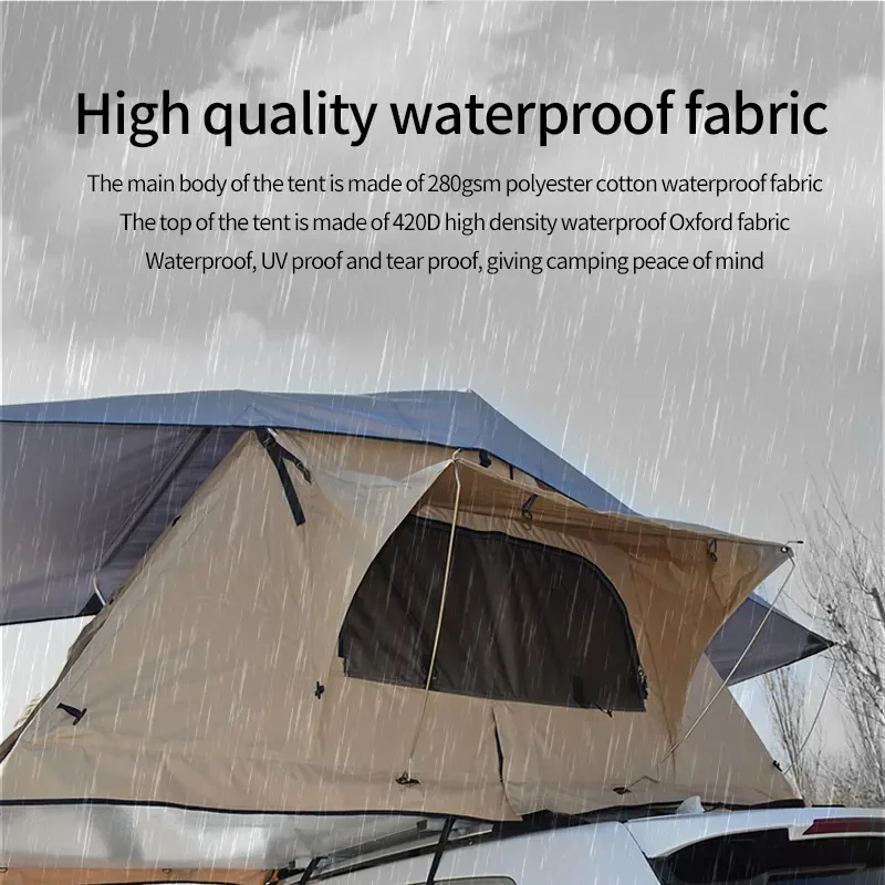 

Car Roof Top Tent, Adventure Camper Soft Truck Outdoor Camping Custom Soft Shell Camping Soft Cover Rooftop Tent