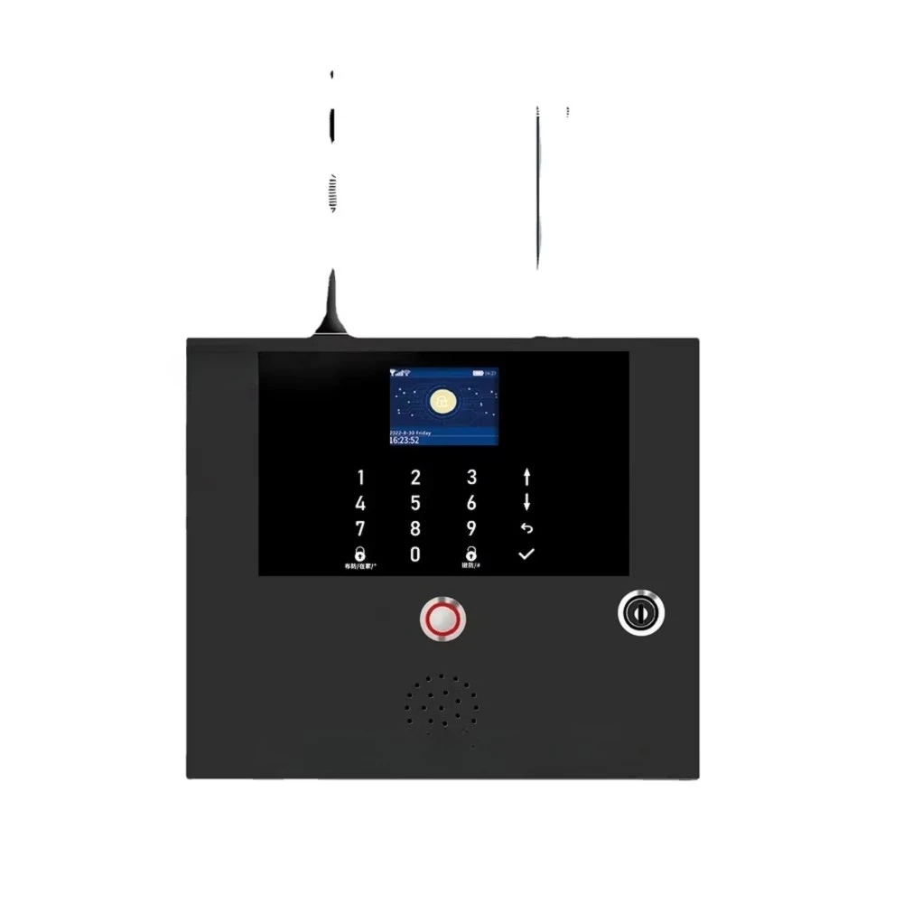

Touch Screen Display Indoor Metal Door Home Safety Fire Smoke Detection Alarm System