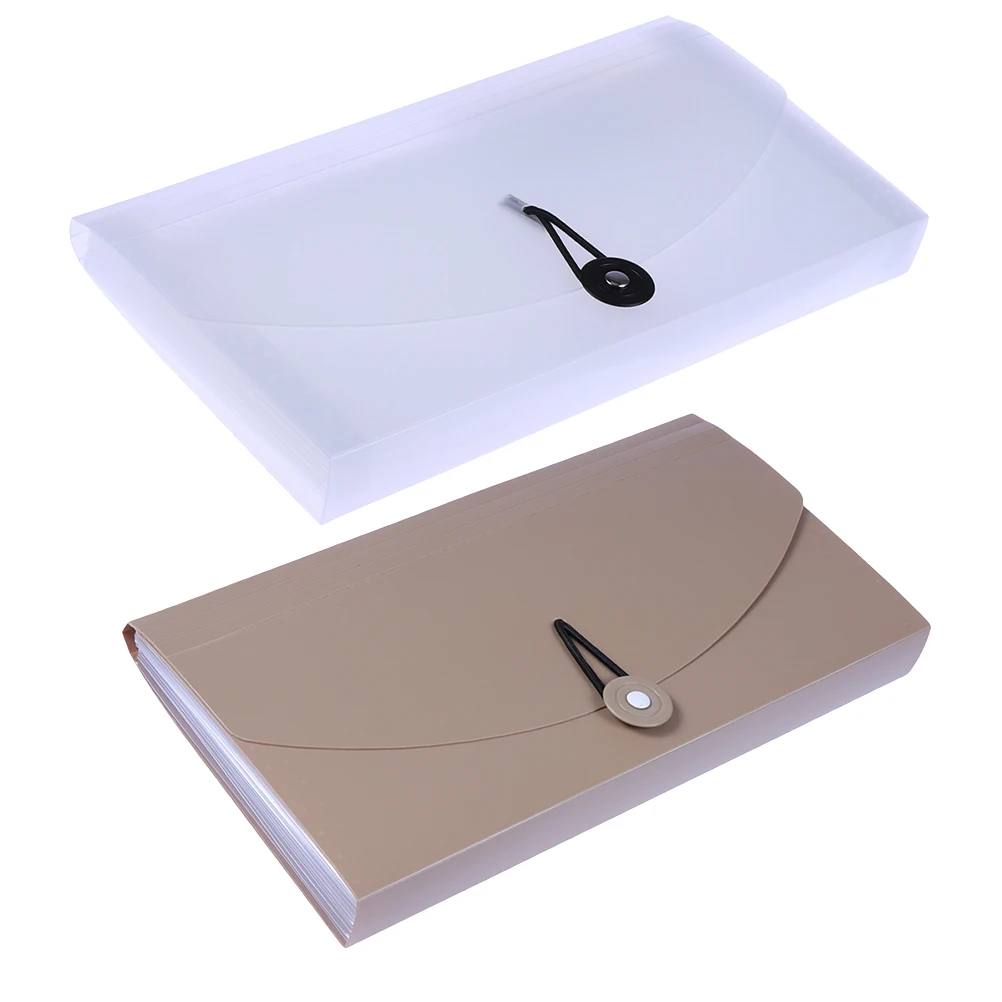 

2Pcs Expanding Folder Waterproof Accordion File Organizer Accordion Organizer Binder Study Gifts