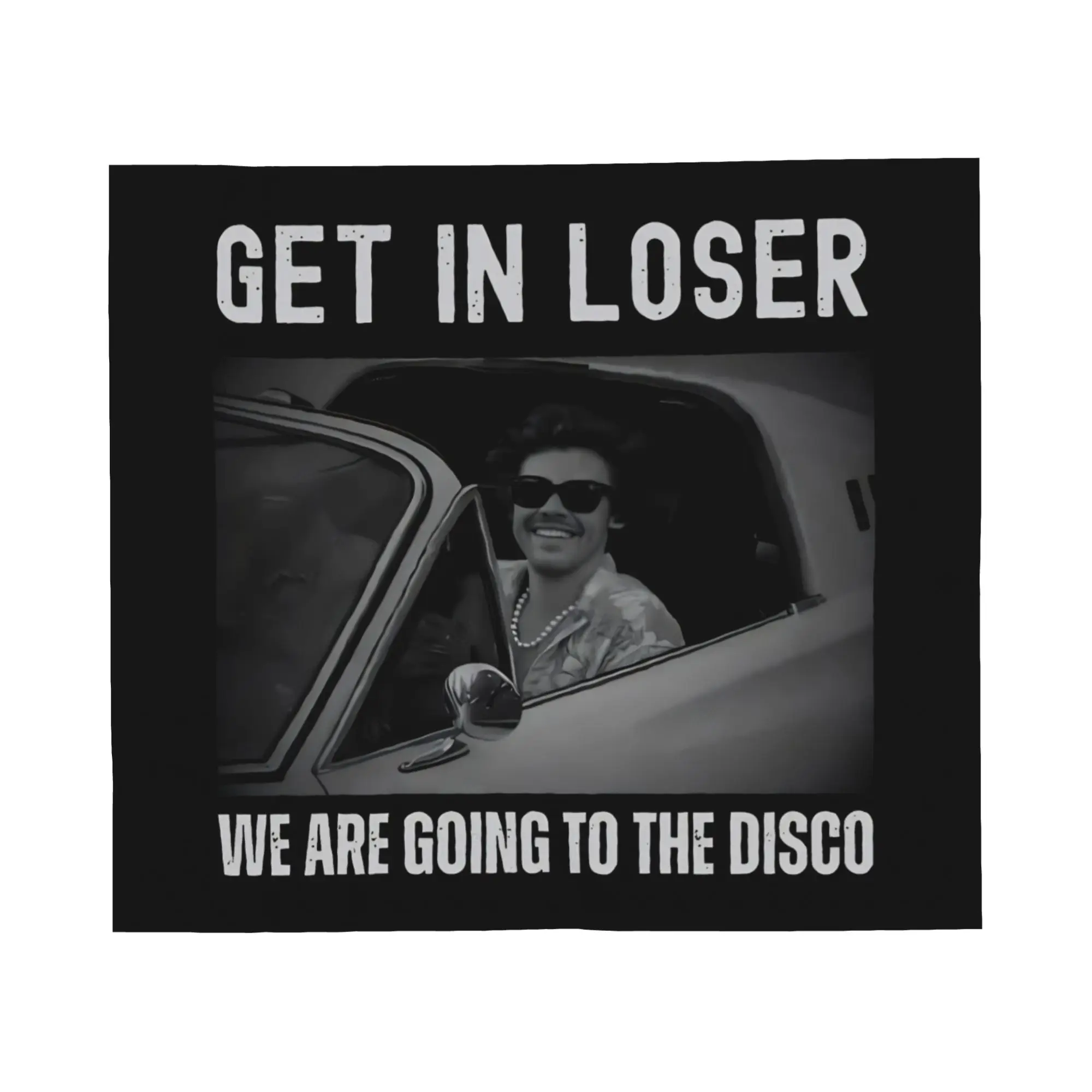 Harrys Styles Kiss All The Time Disco Blankets Textile Decor  Lightweight Thin Throw Blanket for Sofa Bedroom Plush Thin Quilt