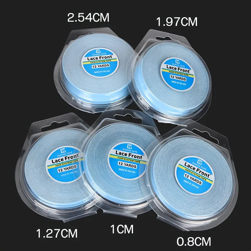 12 Yards/Roll Hair System Tape For Hair Extensions No Shine Bonding Double-Sided Lace Front Wig Tape Adhesive Replace Tape image 3