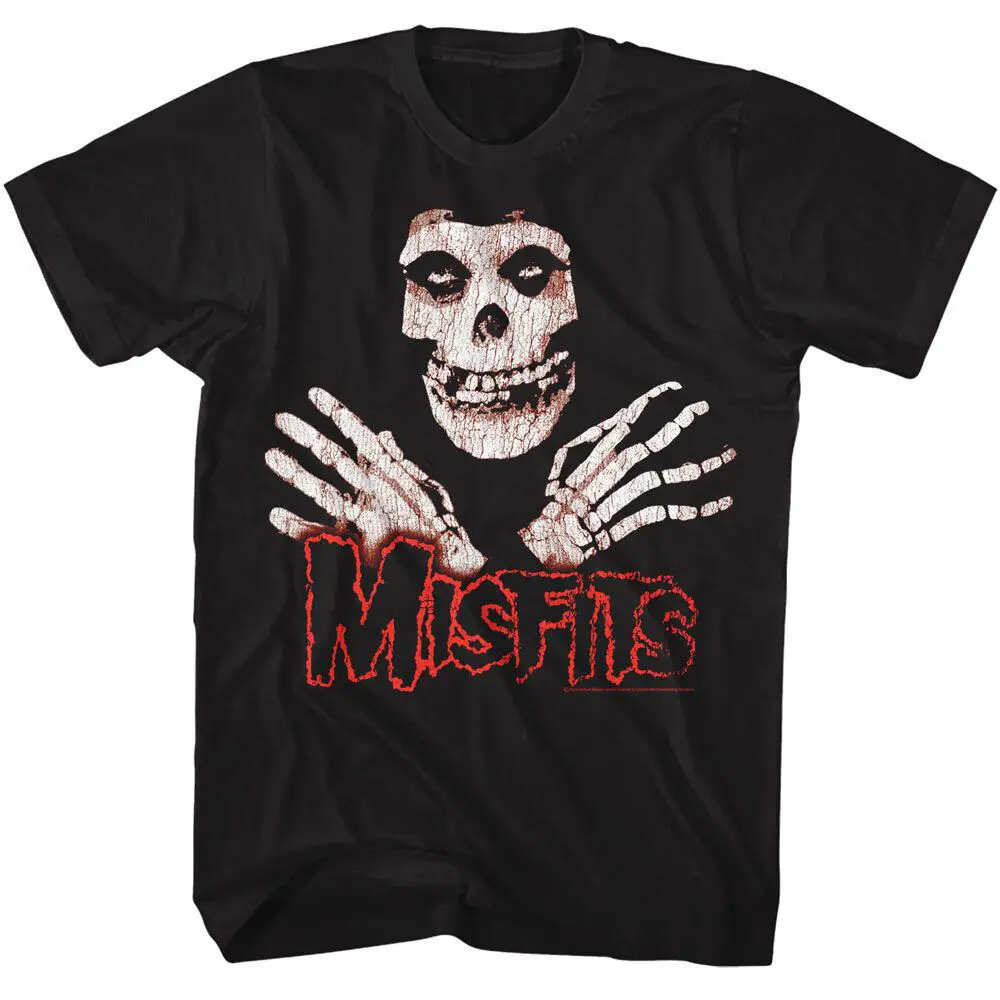 

Men's Misfits Misfits Skull Hands T-shirt Large Black