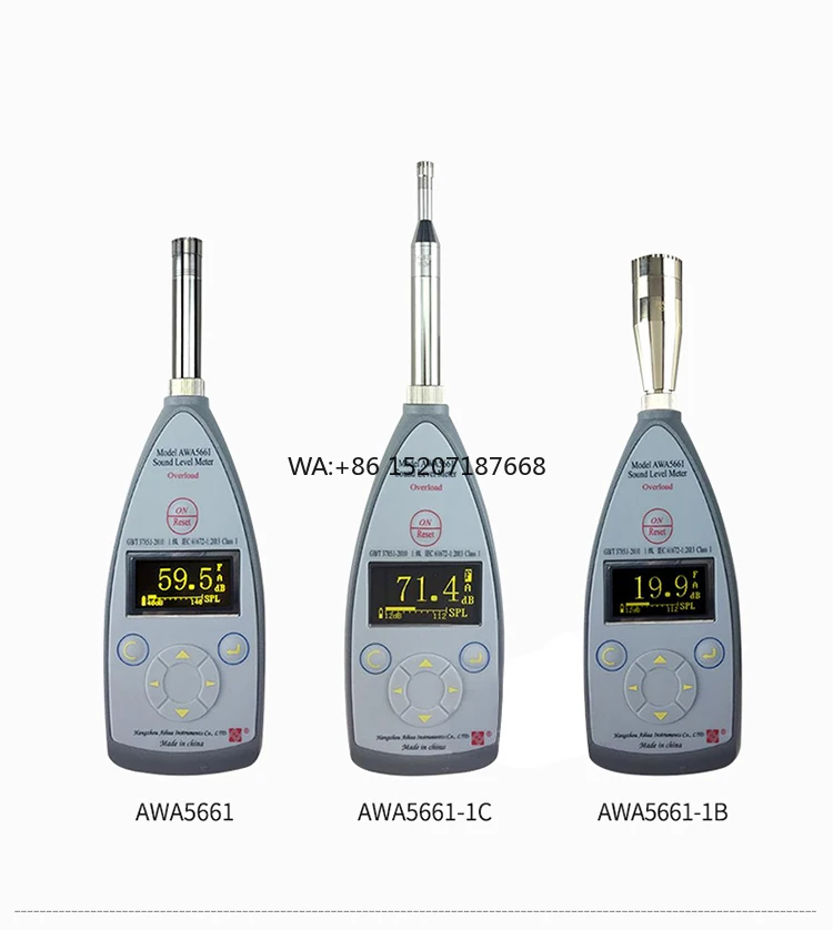 

Прецизионный измеритель импульсного шума класса 1, AWA5661-3, встроенный измеритель уровня звука, промышленный измеритель звука, децибел